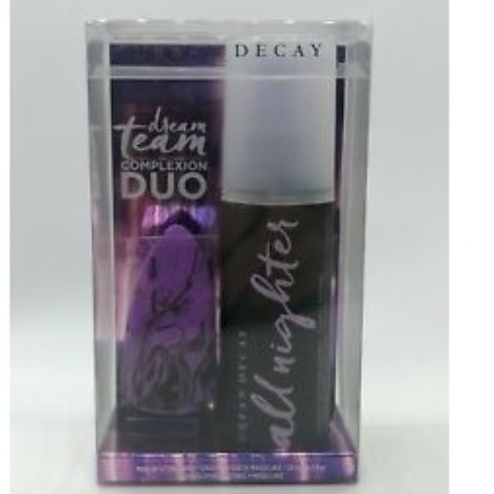 Urban Decay 4oz All Nighter Setting Spray & Makeup Blender Sponge Dream Team Duo